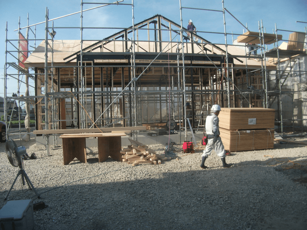 お寺を建てていただきました。上棟編