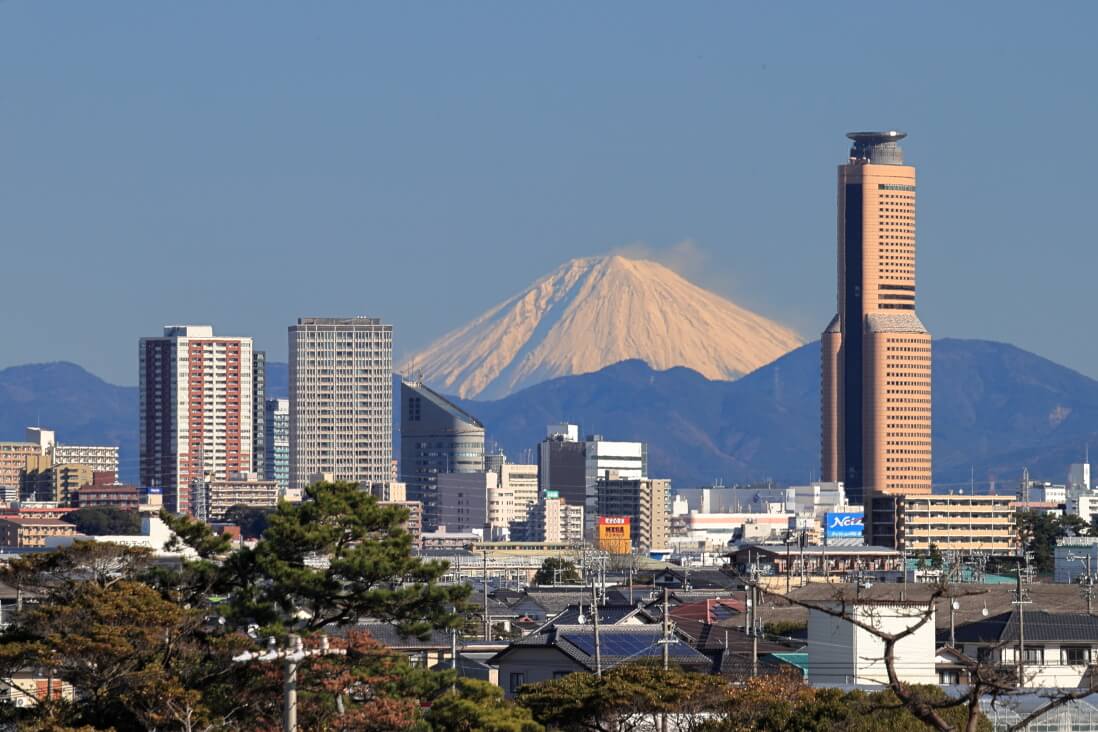 浜松市の防潮堤を歩いてみた