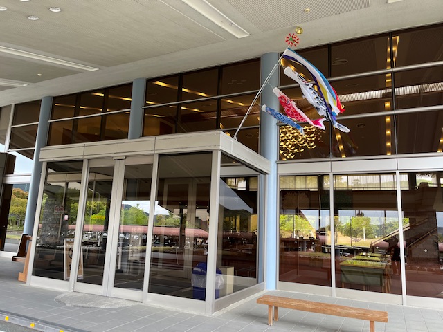 鯉のぼりが飾られました。